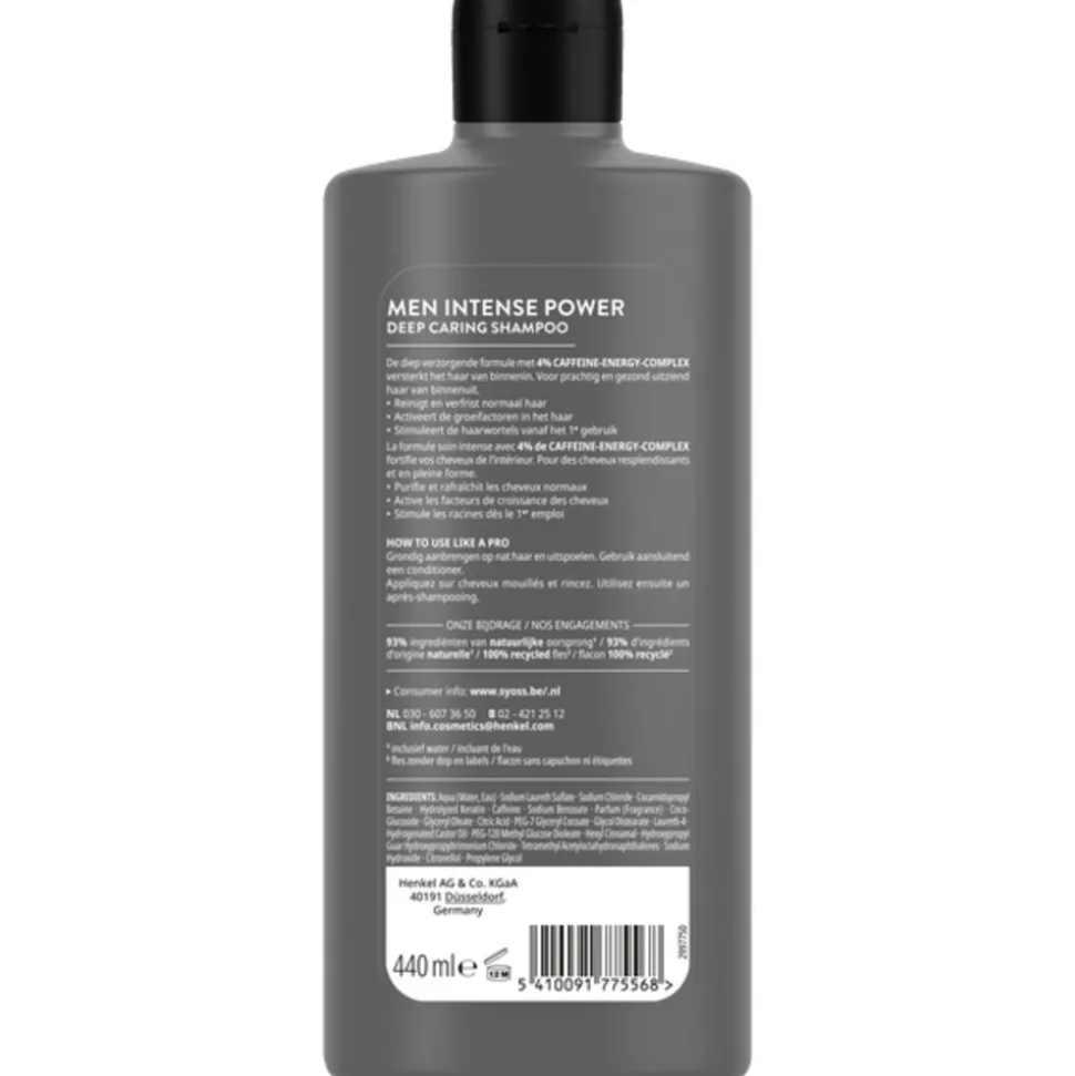 Syoss Men Power Shampoo 440 ml