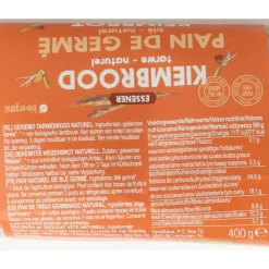 Terrasana Kiembrood Naturel Eko 400 gr