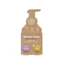 The Green Lab Co Navul Set Doucheschuim Tabletten Lavendel & Jasmijn 4 stuks