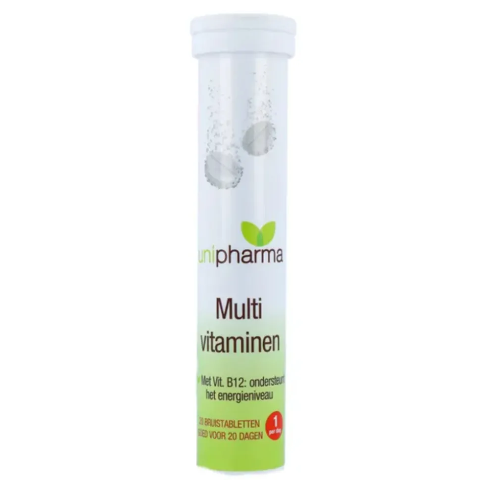 Unipharma Multivitaminen Bruistabletten 20 tabletten