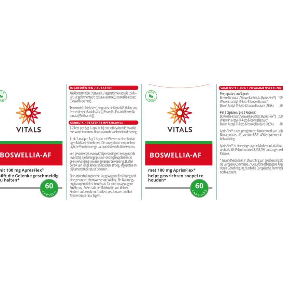 Vitals Boswelia Af 60 capsules