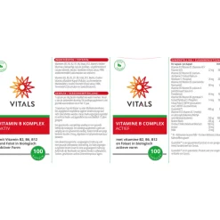 Vitals Vitamine B Complex Actief 100 capsules