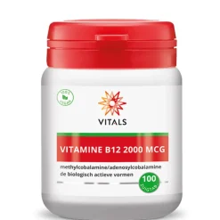 Vitals Vitamine B12 2000mcg 100 zuigtabletten