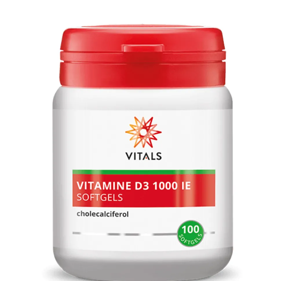 Vitals Vitamine D3 1000IE 100 capsules