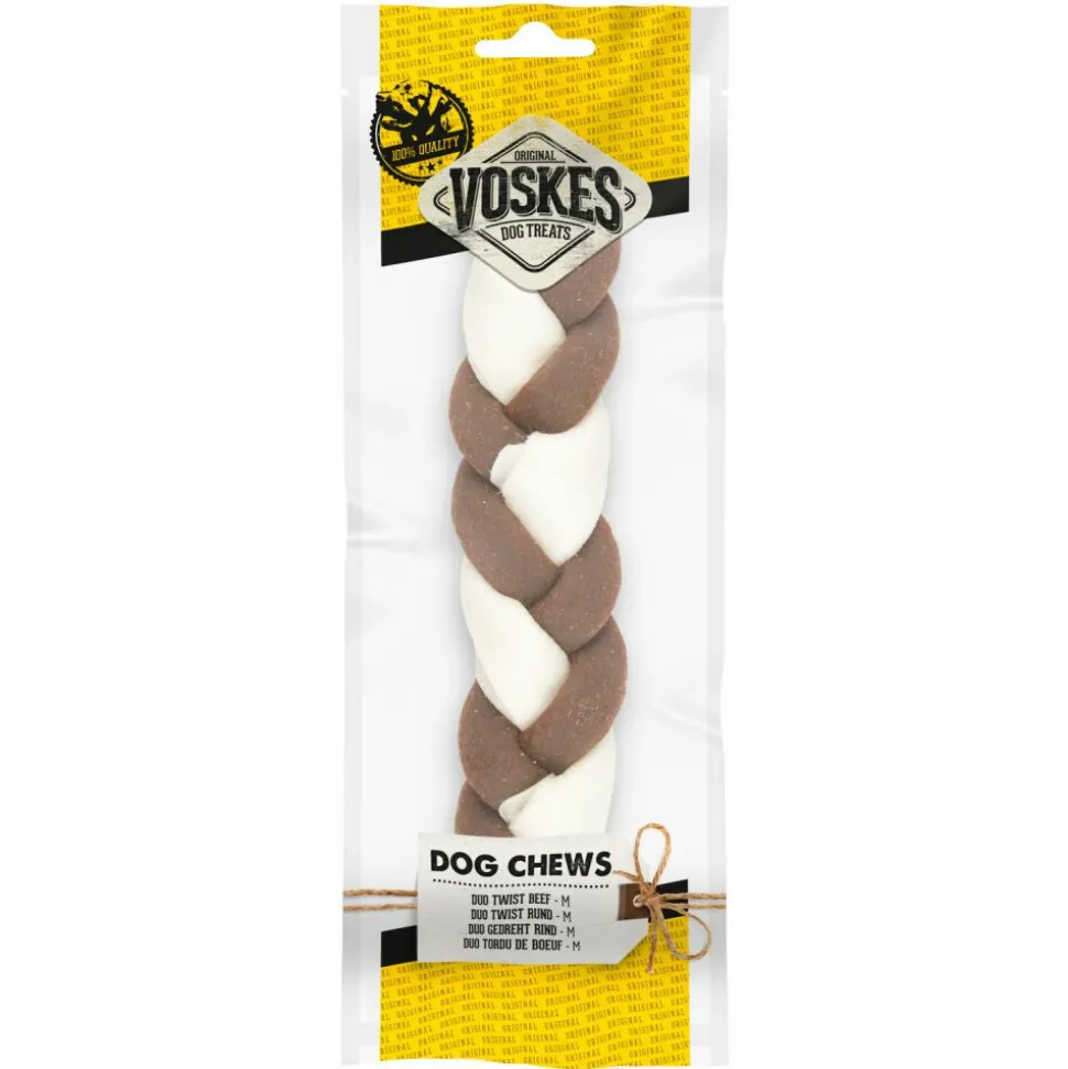 Voskes Twist Duo Run Wit - Bruin M