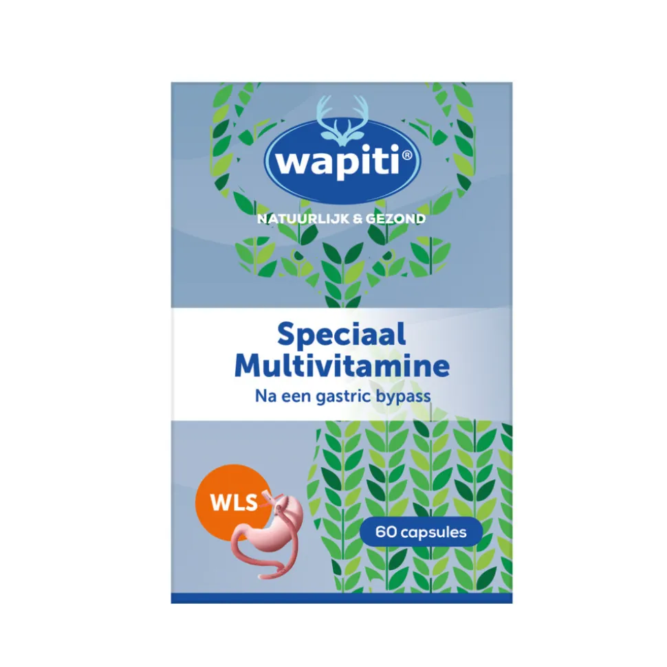 Wapiti Speciaal Multivitamine Na een Gastric Bypass 60 capsules