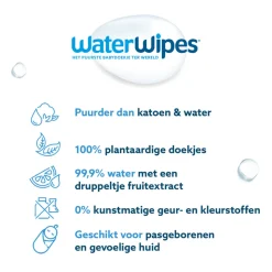WaterWipes Billendoekjes 9x60 = 540 stuks