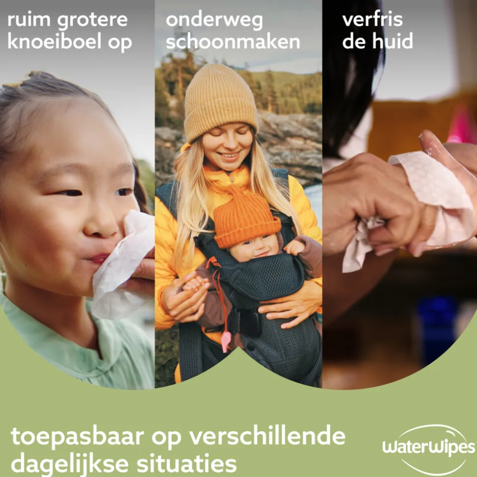 WaterWipes Snoetendoekjes 9x60 = 540 stuks