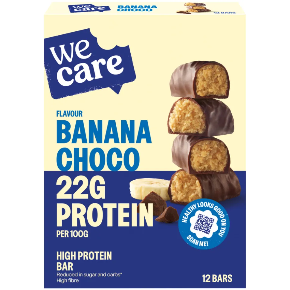 WeCare High protein Bars Choco Banana 372 gr