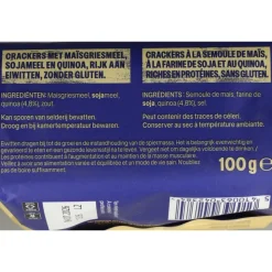 WeCare High Protein Crackers Quinoa 100 gr