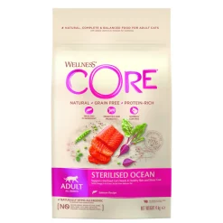 Wellness Core Kattenvoer Sterilised Zalm 4 kg