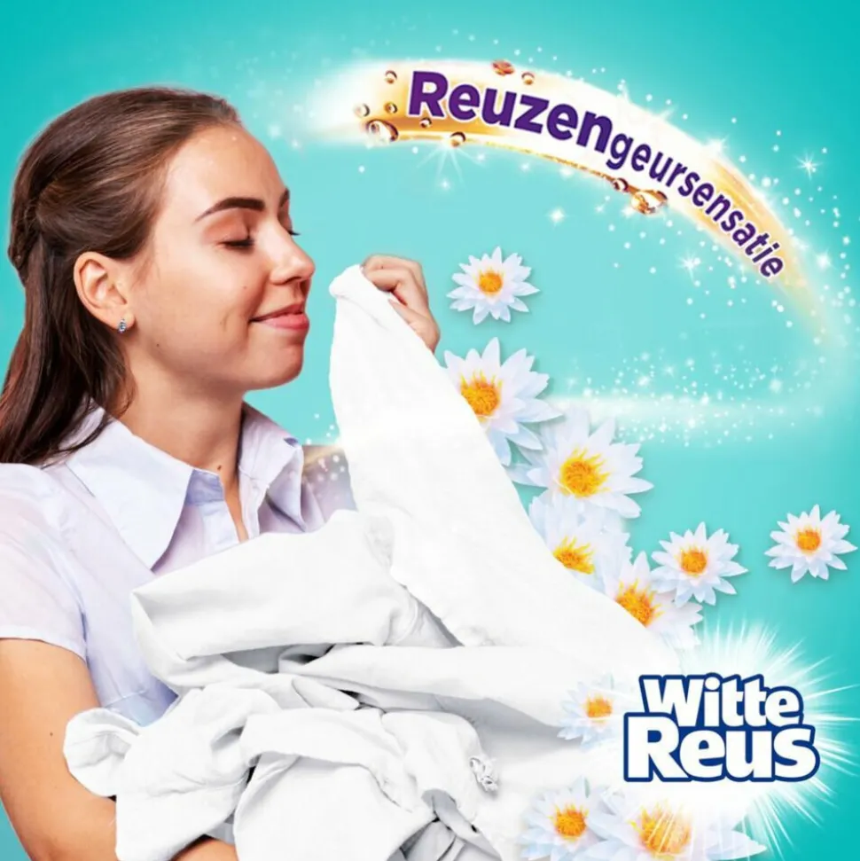 Witte Reus Wasmiddel Frisse Reus 3+1 Power Caps Lotus 14 stuks