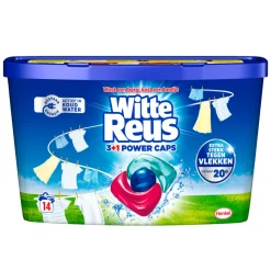 Witte Reus Wasmiddel 3+1 Power Caps 14 stuks