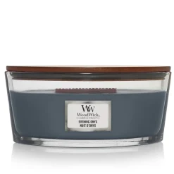 WoodWick Geurkaars Ellipse Evening Onyx 454 gr