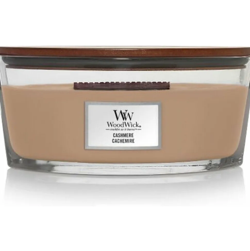 WoodWick Geurkaars Ellipse Cashmere 454 gr