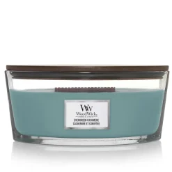 WoodWick Geurkaars Ellipse Evergreen Cashmere 454 gr