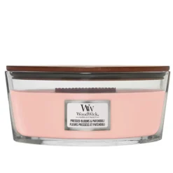 WoodWick Geurkaars Ellipse Pressed Blooms & Patchouli 454 gr