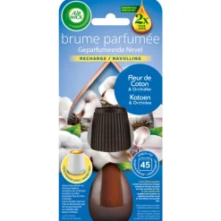 6x Air Wick Essential Mist Automatische Luchtverfrisser Navulling Katoen & Orchidee 20 ml