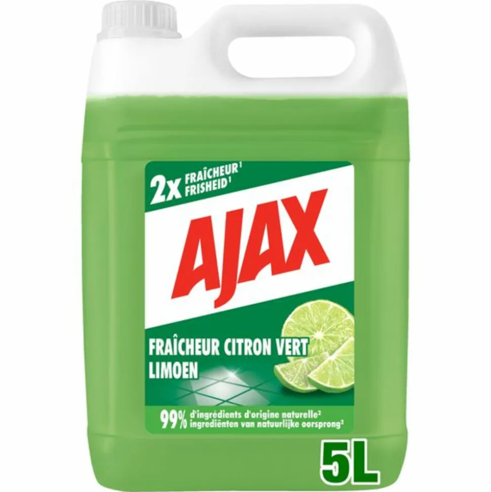 2x Ajax Allesreiniger Limoen 5 liter