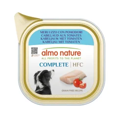 11x Almo Nature HFC Alu Hondenvoer Nat Blik Kabeljauw & Zalm 150 gr