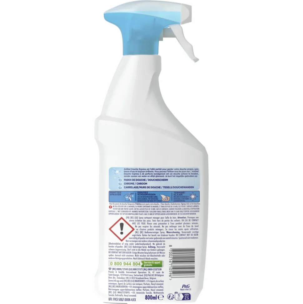 10x Antikal Douche Express 800 ml