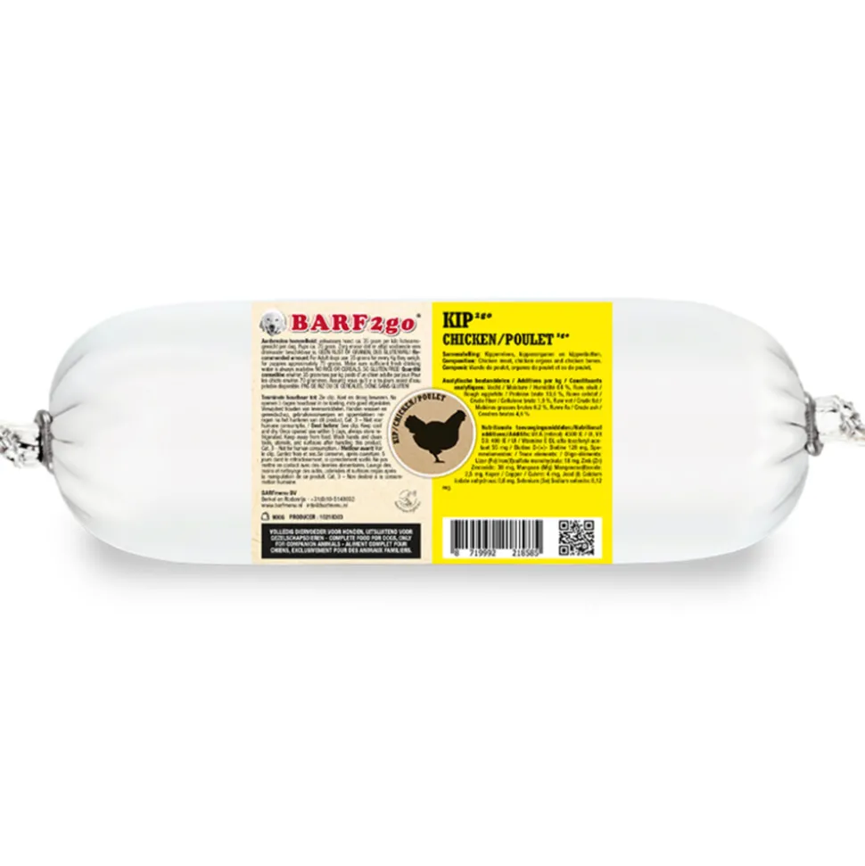 10x BARFmenu 2Go Hondenvoer Nat Kip 900 gr