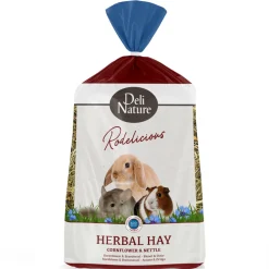 6x Deli Nature Rodelicious Kruidenhooi Korenbloem & Brandnetel 600gr