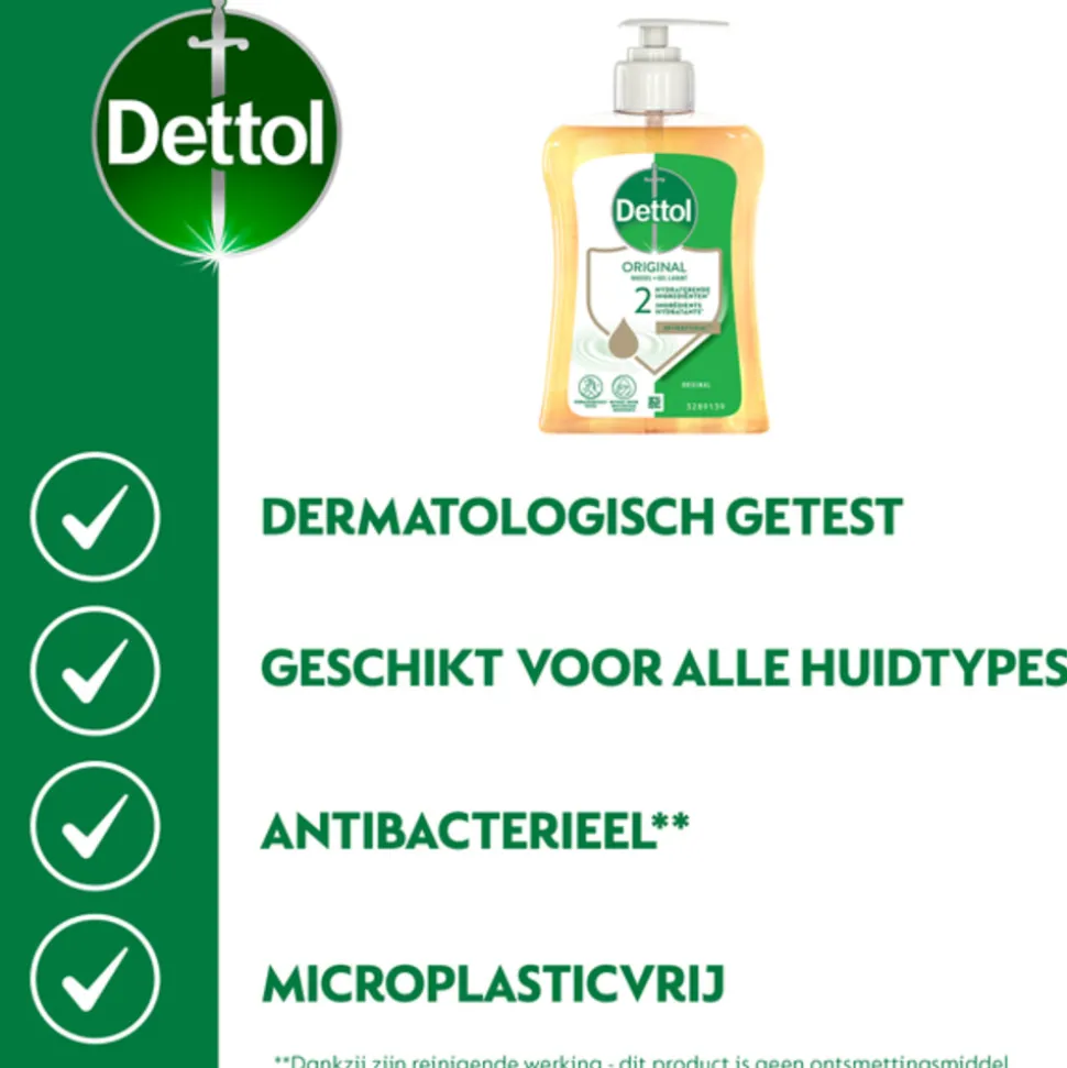 6x Dettol Handzeep Original 250 ml