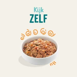 18x Edgard & Cooper Kuipje Vers Vlees Hondenvoer Kip - Kalkoen 300 gr