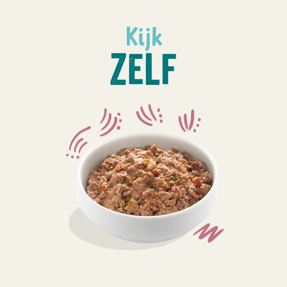18x Edgard & Cooper Kuipje Vers Vlees Puppy Hondenvoer Eend - Kip 300 gr