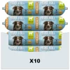 10x Fokker Meat Roll Hondenvoer Nat Lam - Zalm 800 gr