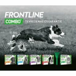 2x Frontline Combo Spot On Anti Vlooien en Teken Druppels Kat vanaf 1 kg 6 pipetten