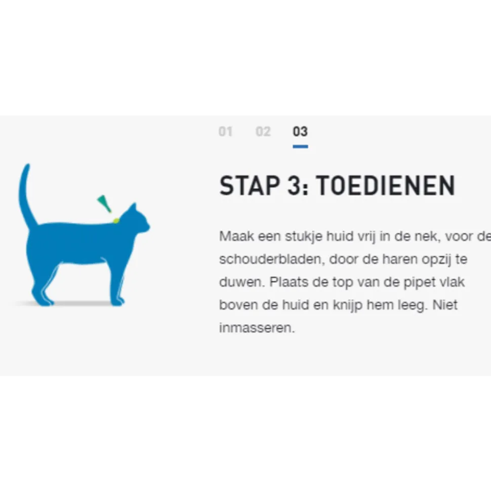 2x Frontline Spot On Anti Vlooien en Teken Druppels Kat vanaf 1 kg 6 pipetten