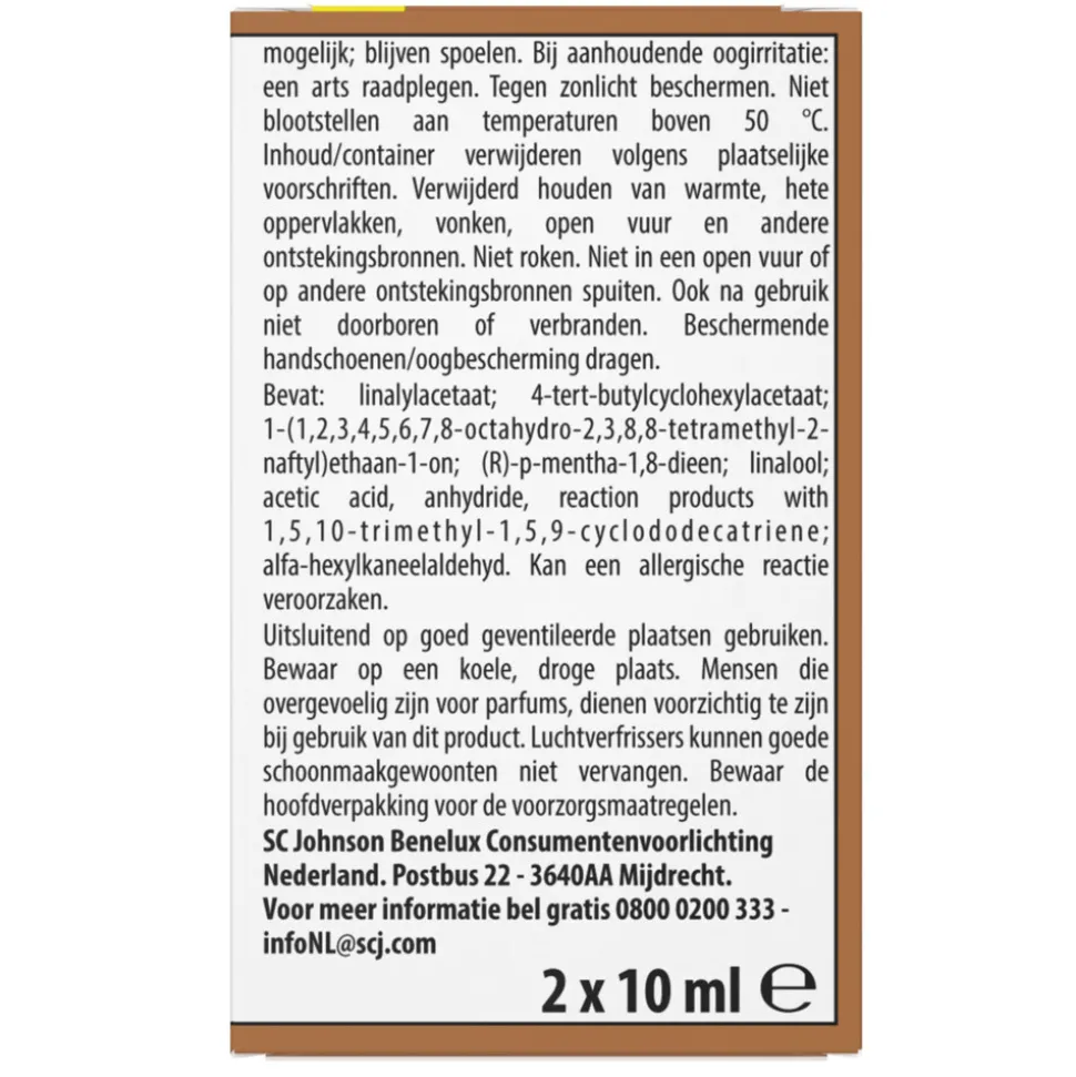 12x Glade Touch & Fresh Sensual Sandalwood & Jasmine 10 ml