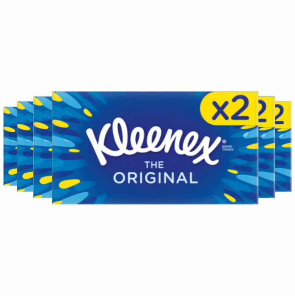 6x Kleenex Original Tissues Duo Pack 2x72 = 144 stuks
