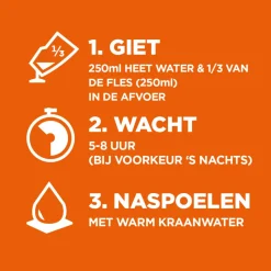 6x Mr. Muscle Biologisch Afbreekbare Ontstopper 750 ml