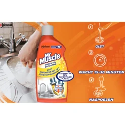 6x Mr. Muscle Keuken Gel Ontstopper 500 ml