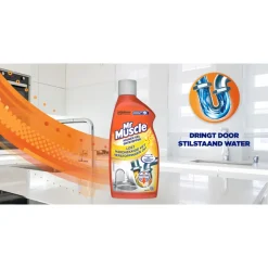 6x Mr. Muscle Keuken Gel Ontstopper 500 ml