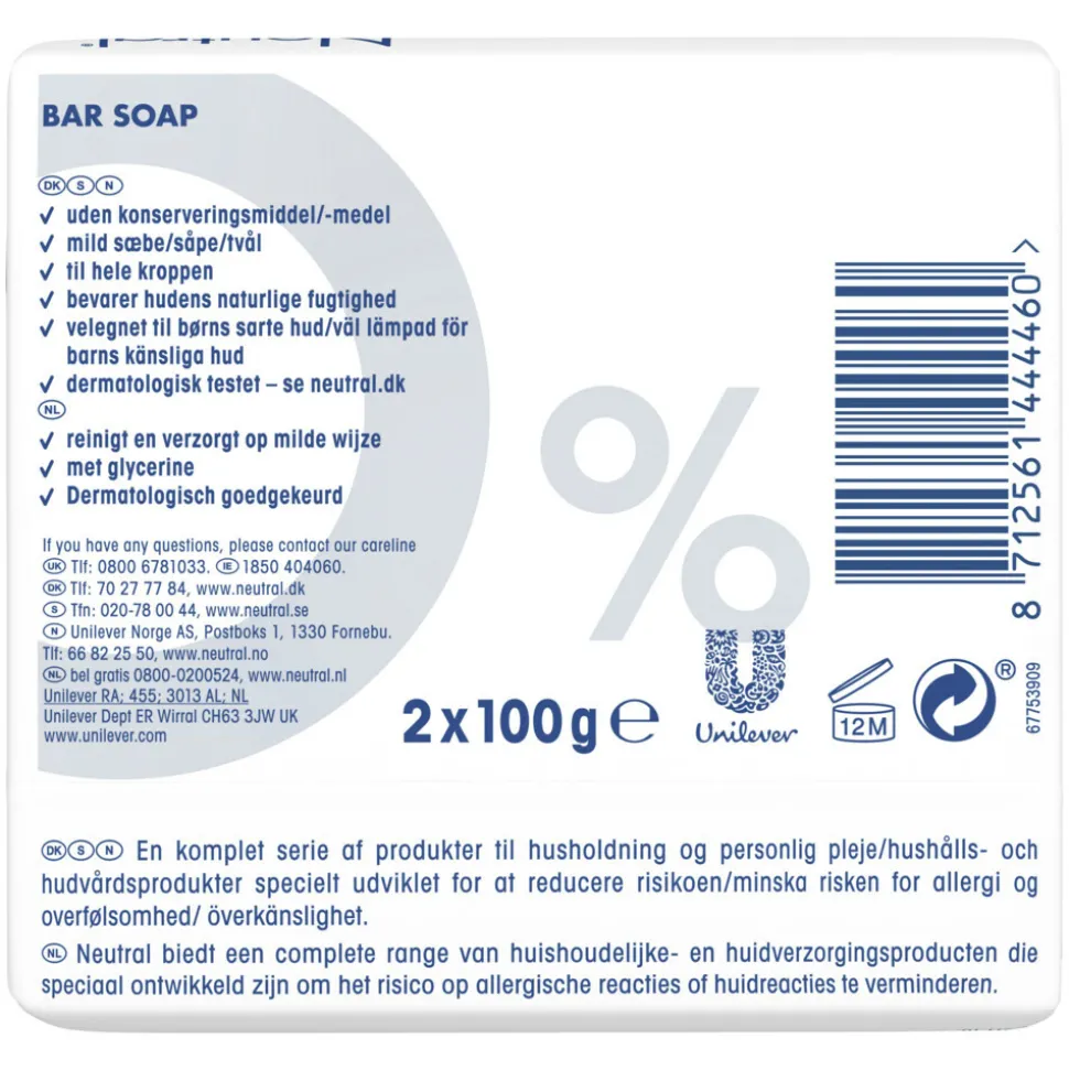 12x Neutral Zeeptablet 2 x 100 gr