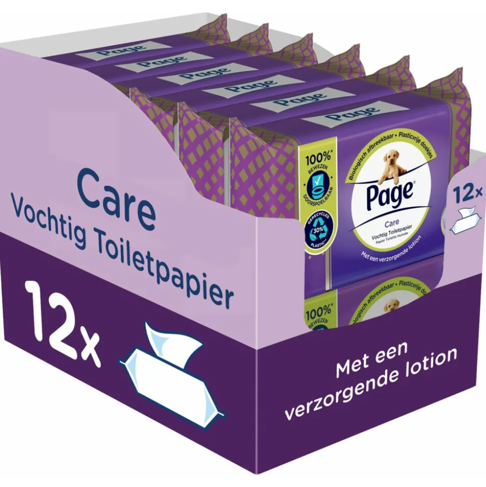 12x Page Vochtig Care 38 stuks