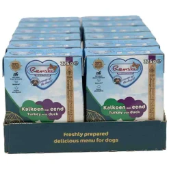 12x Renske Vers Tetra Hondenvoer Nat Kalkoen met Eend 375 gr