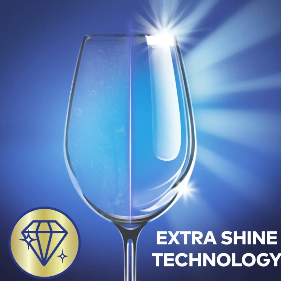 5x Sun Brilliant Shine All-in 1 Vaatwascapsules 16 stuks