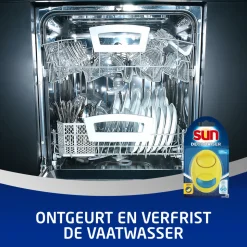 3x Sun Vaatwasmachine Verfrisser Citroen