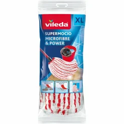 12x Vileda Super Mocio Microvezel & Power Navulling