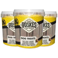 3x Voskes Emmer Vleesstrips Lam 600 gr