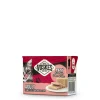 24x Voskes Kattenvoer Nat Paté Adult Heek met Zalm & Erwtjes 85 gr