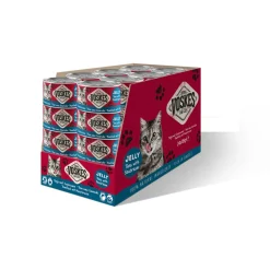 24x Voskes Kattenvoer Nat Tonijn met Zeebrasem 85 gr