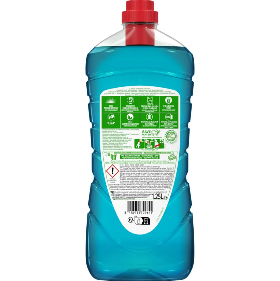 12x Ajax Allesreiniger Eucalyptus 1,25 liter