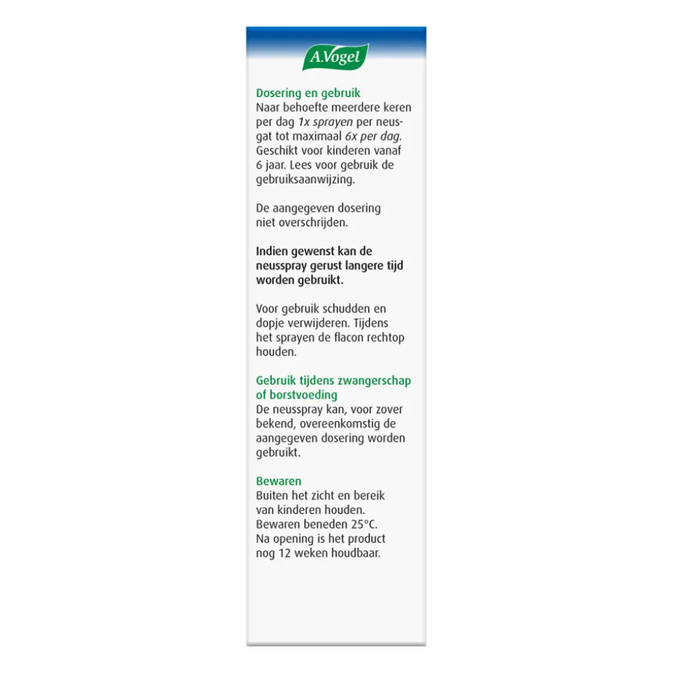 2x A.Vogel Cinuforce Neusspray Extra Sterk + Menthol 20 ml