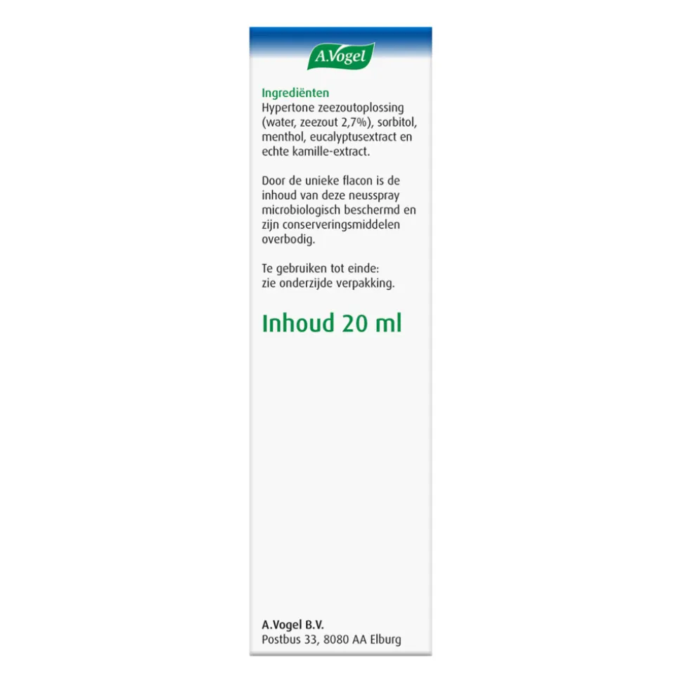 2x A.Vogel Cinuforce Neusspray Extra Sterk + Menthol 20 ml